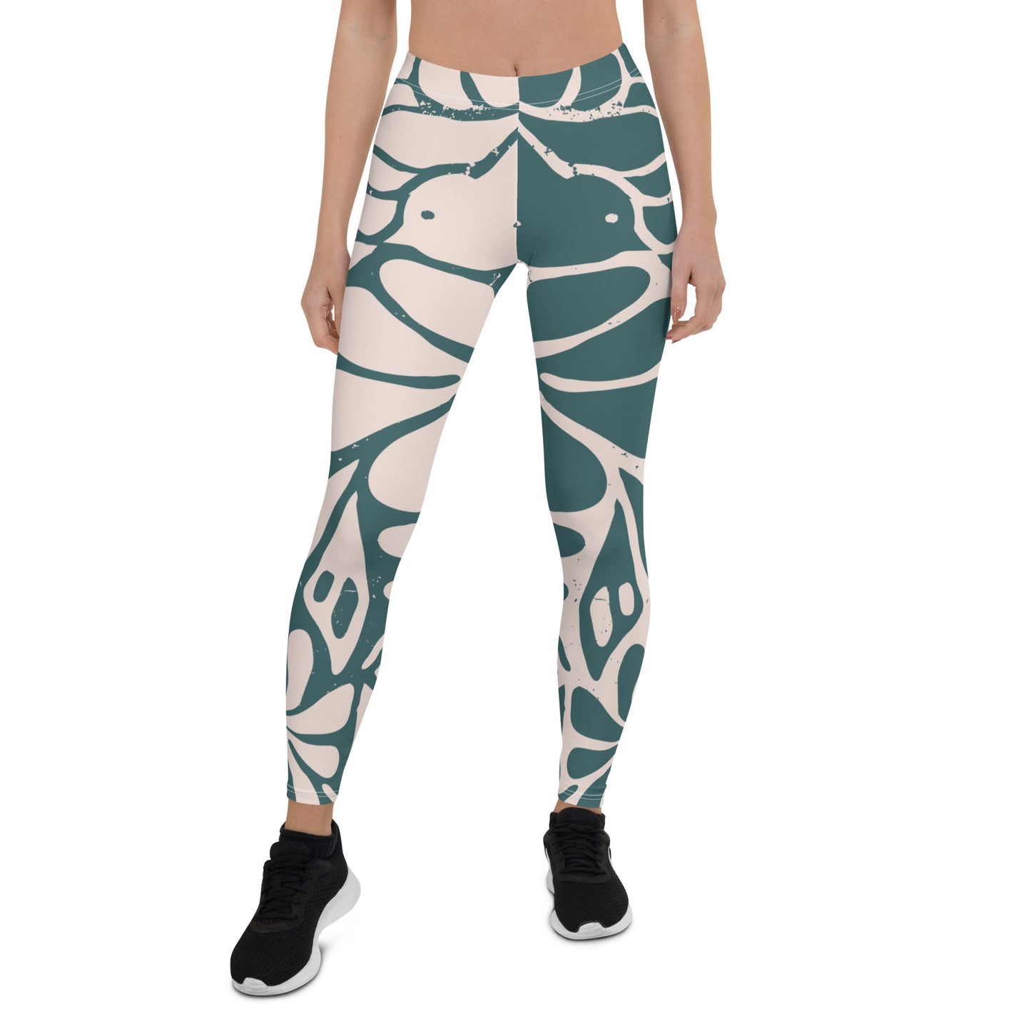 Abstract Dove Leggings