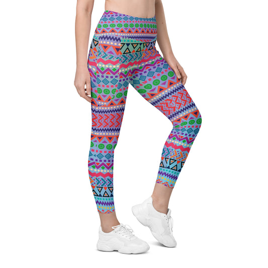 Bold and Bright Leggings with pockets