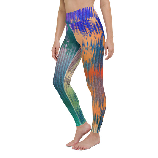 Abstract Sketch Yoga Leggings